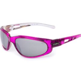01-27 - Curv Crystal Pink Sunglasses with Flash Mirror Smoke Lenses and Crystal Pink Frames