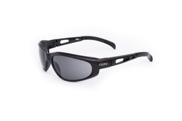01-01G Curv Soft Touch Black Sunglasses