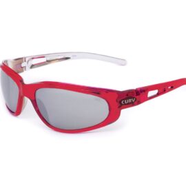 01-83 Curv Crystal Red Sunglasses