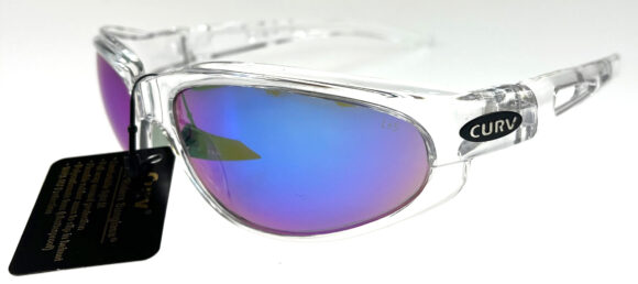 01-87 Curv Clear Sunglasses Jet Blue